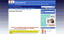 Desktop Screenshot of enfermedad-de.org