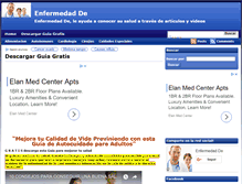 Tablet Screenshot of enfermedad-de.org